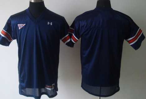 Men%27s Auburn Tigers Customized Navy Blue Jersey